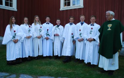 Konfirmasjon i Bagn kyrkje