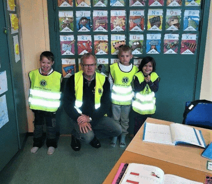 Refleksvester fra Lions Club Vassfaret