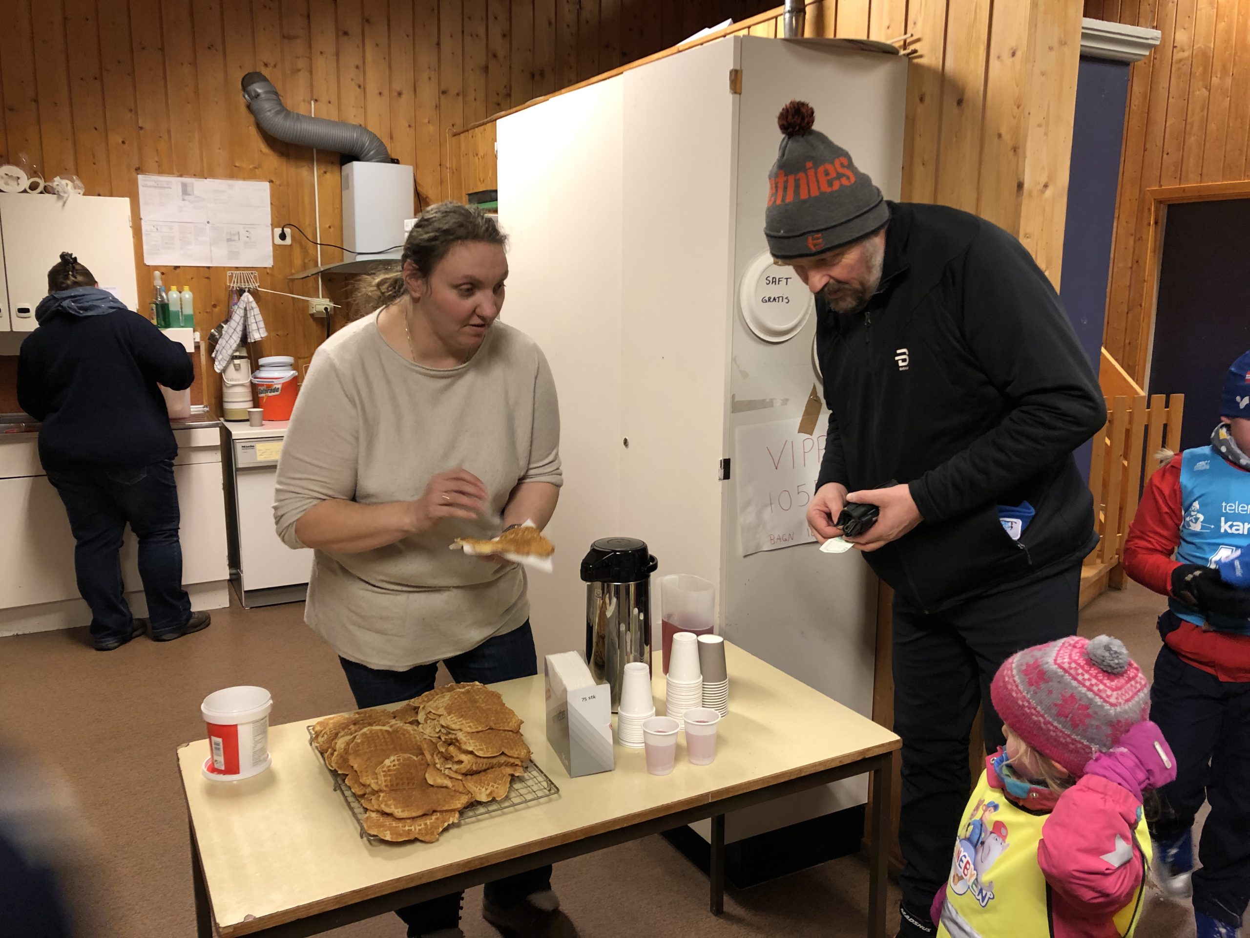 Vafler, saft og skirenn